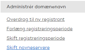 How to change name server on DK-Hostmaster