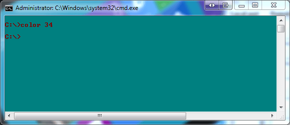 Change Color In Command Prompt